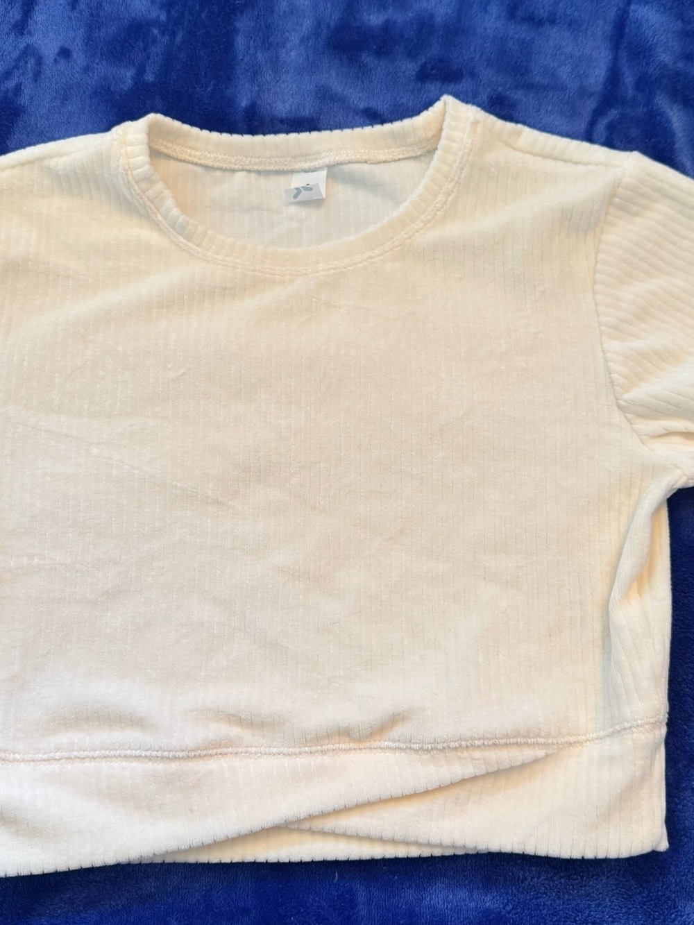 Old Navy Cream Ribbed Two-Piece Set - Picture 4 of 5